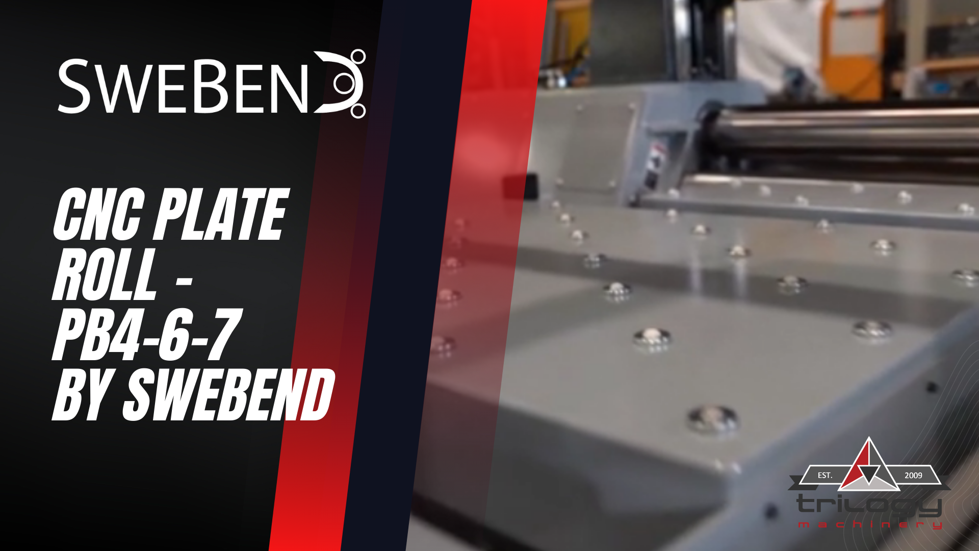 CNC Plate Roll – PB4-6-7 by SweBend