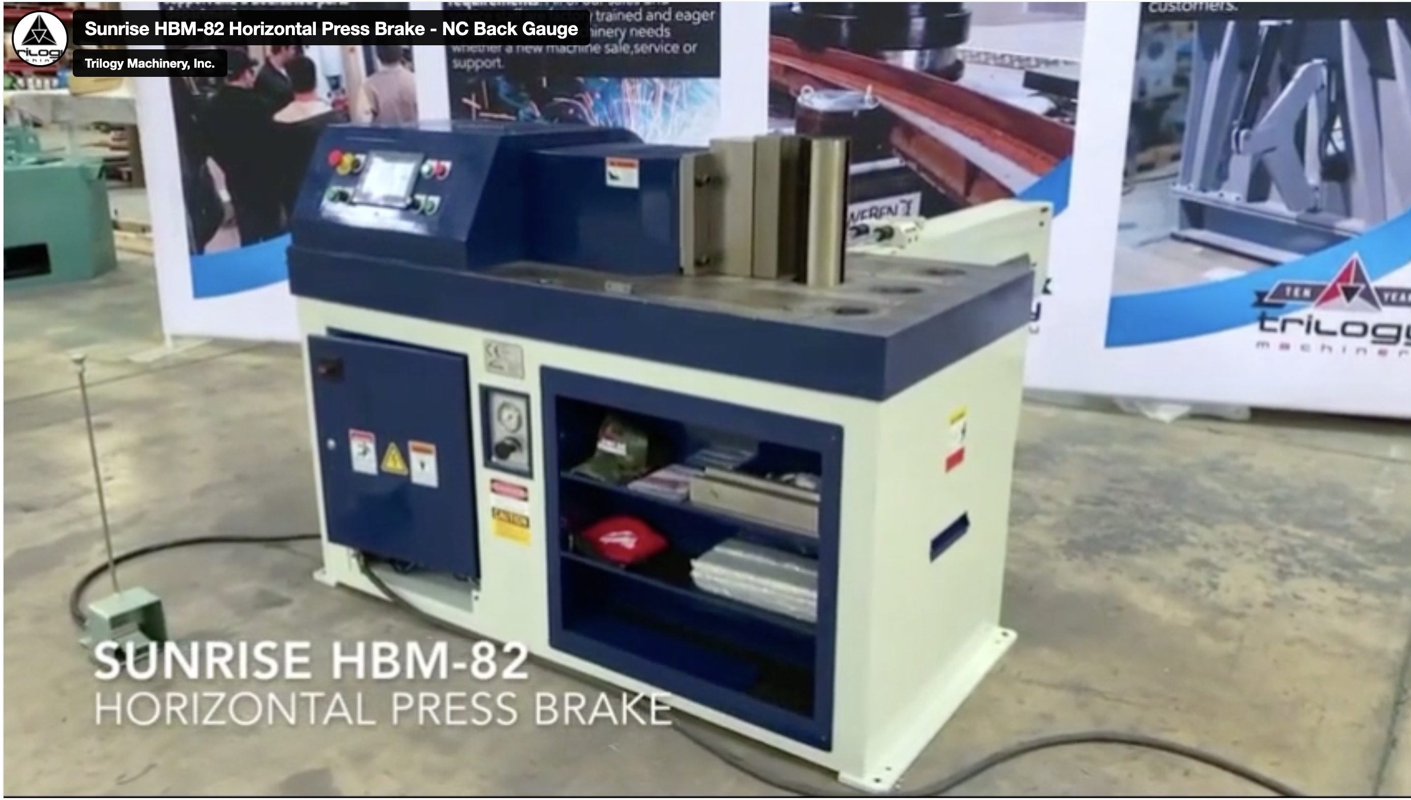 Sunrise HBM-82 CNC Backgauge
